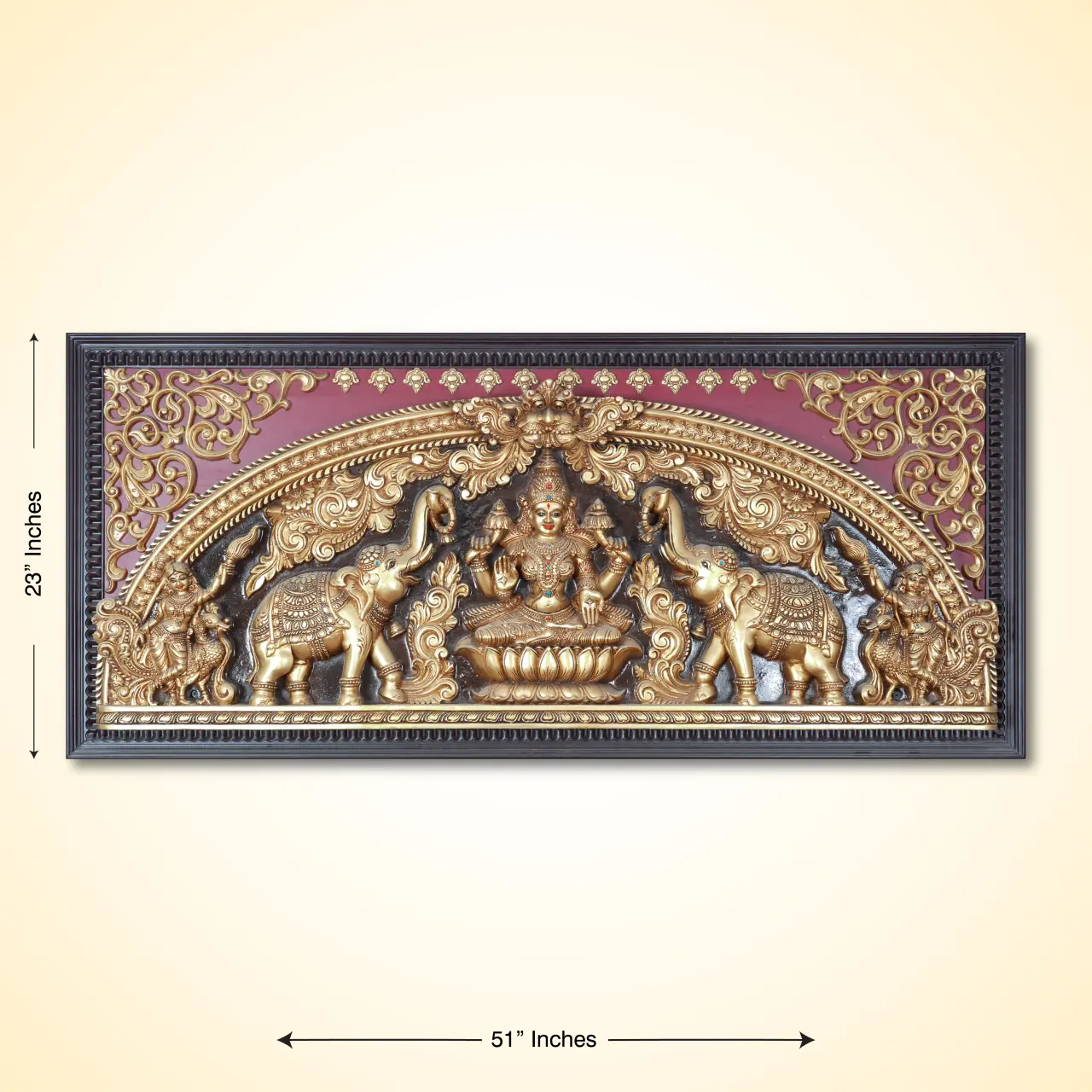 Gajalakshmi with Frame